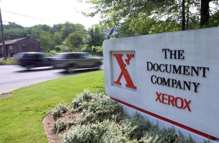 © Reuters. Въезд на территорию отделения Xerox в Стэмфорде, Коннектикут