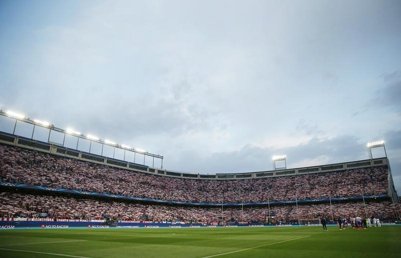 © Reuters. La justicia da un nuevo revés al plan urbanístico del Atlético de Madrid