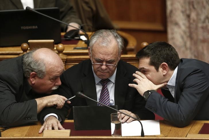 © Reuters. Grecia y sus prestamistas deben alcanzar un acuerdo en mayo, dice viceprimer ministro