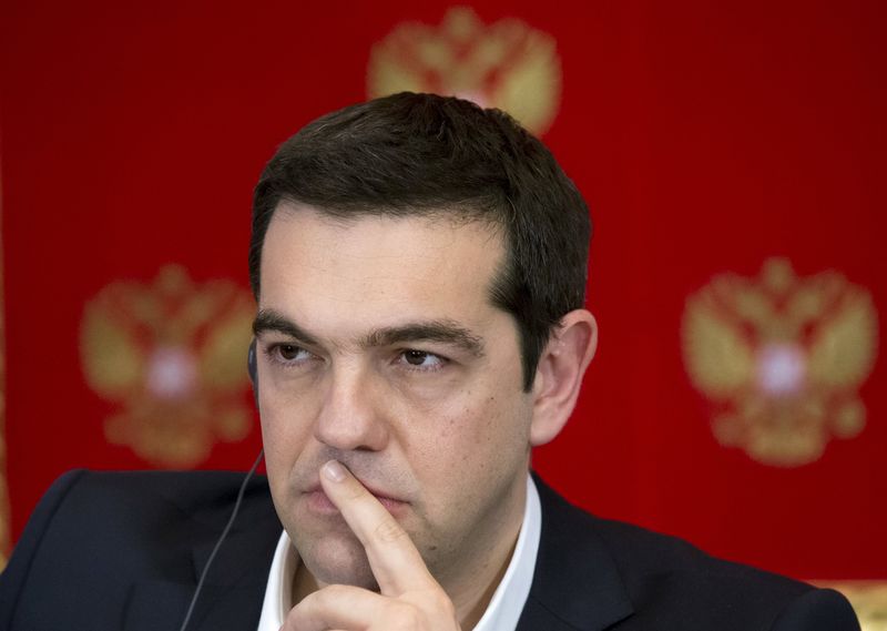 © Reuters. Primeiro-ministro grego, Alexis Tsipras, durante encontro em Moscou, em foto de arquivo