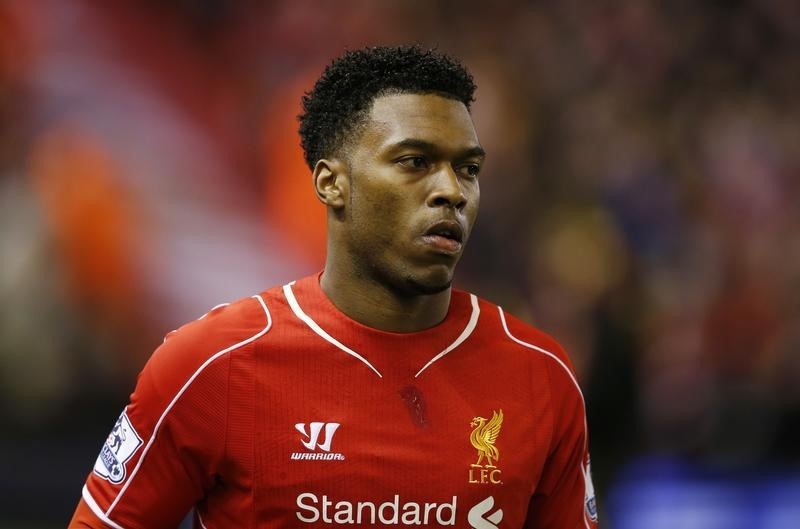 © Reuters. Atacante do Liverpool Daniel Sturridge durante partida do Campeonato Inglês