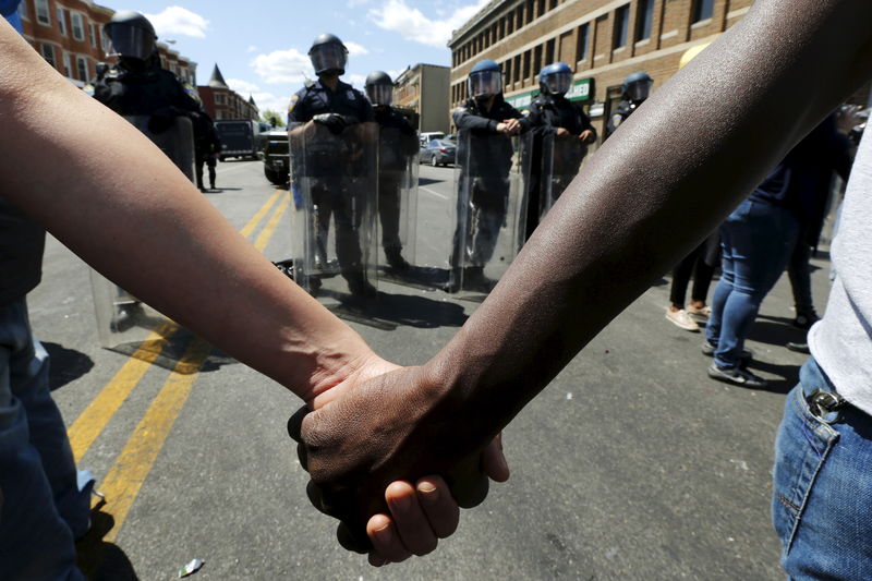 © Reuters. Violência em Baltimore