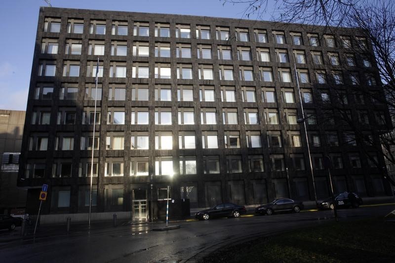 © Reuters. Sweden's central bank office is seen in Stockholm