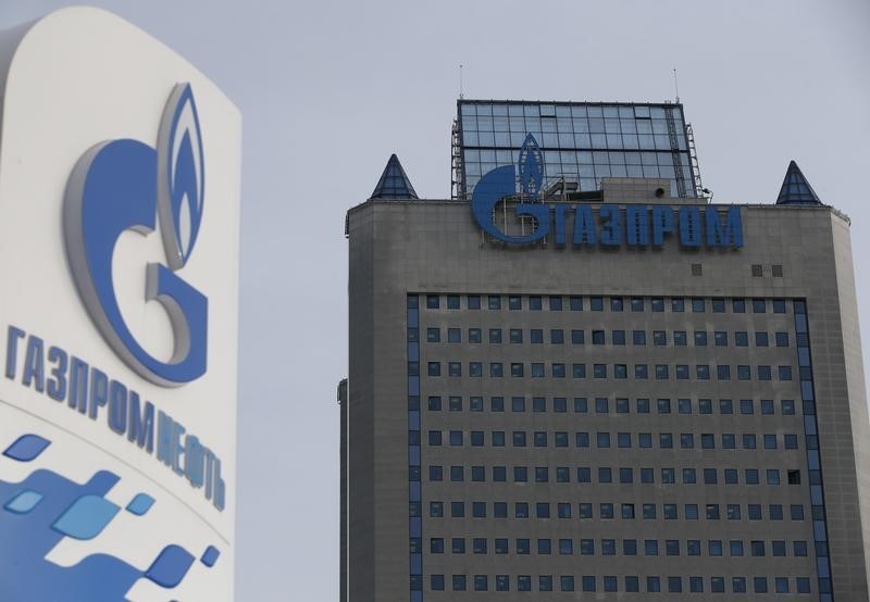 © Reuters. GAZPROM A VU SON BÉNÉFICE NET FONDRE DE 86% EN 2014