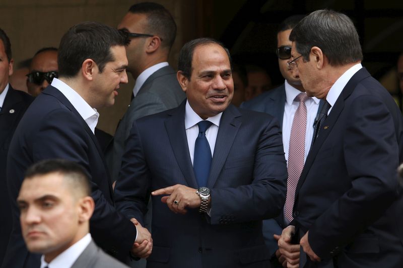 © Reuters. اليونان تسعى إلى ترسيم حدود منطقتها الاقتصادية الخالصة مع مصر وقبرص