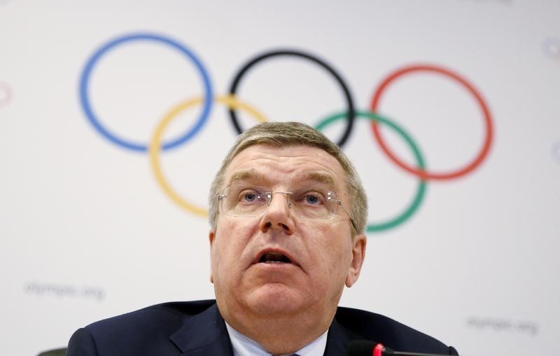 © Reuters. Presidente do COI, Thomas Bach, em foto de arquivo