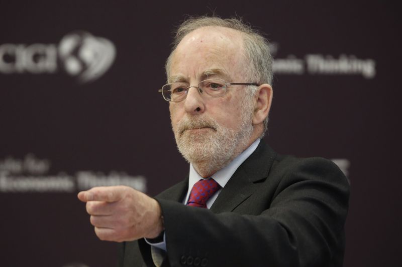 © Reuters. Governor of the Central Bank of Ireland Patrick Honohan attends the annual conference of the Institute for New Economic Thinking at the OECD headquarters in Paris