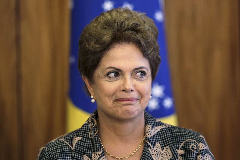 © Reuters. Presidente Dilma Rousseff no Palácio do Planalto, em Brasília