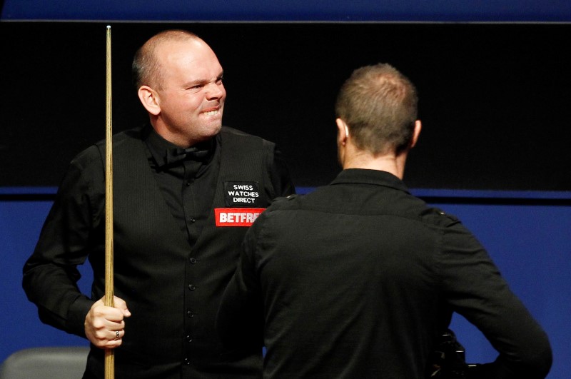 © Reuters. Betfred World Snooker Championship