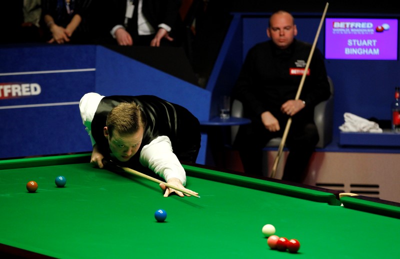 © Reuters. Betfred World Snooker Championship