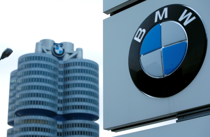 © Reuters. HAUSSE DE 20,6% DU BÉNÉFICE D'EXPLOITATION DE BMW AU 1ER TRIMESTRE