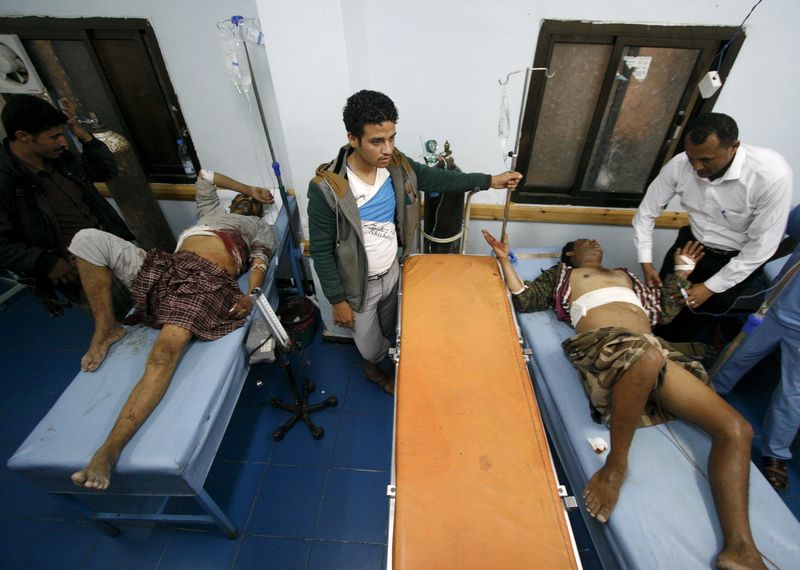 © Reuters. Agencias de cooperación podrían dejar Yemen por falta de recursos