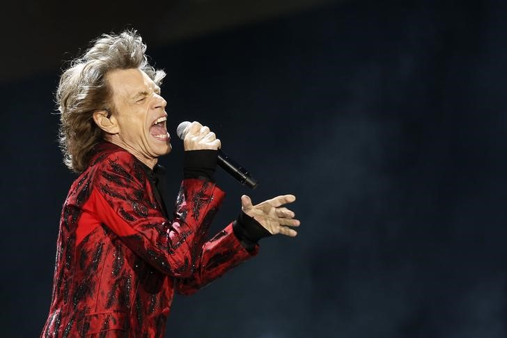 © Reuters. Mick Jagger, vocalista do Rolling Stones, durante show em Madri