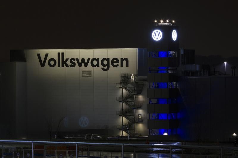 © Reuters. A general view of the Volkswagen plant in Chattanooga