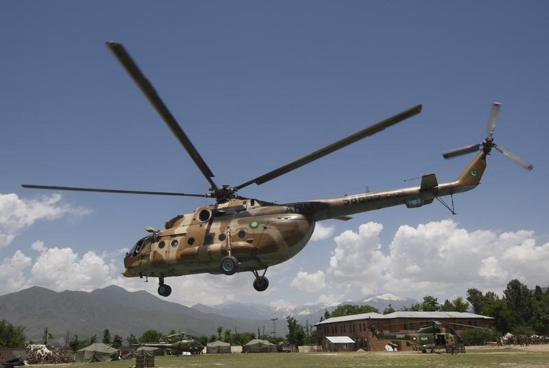 © Reuters. Un accidente de helicóptero en Pakistán causa la muerte de embajadores de Noruega y Filipinas
