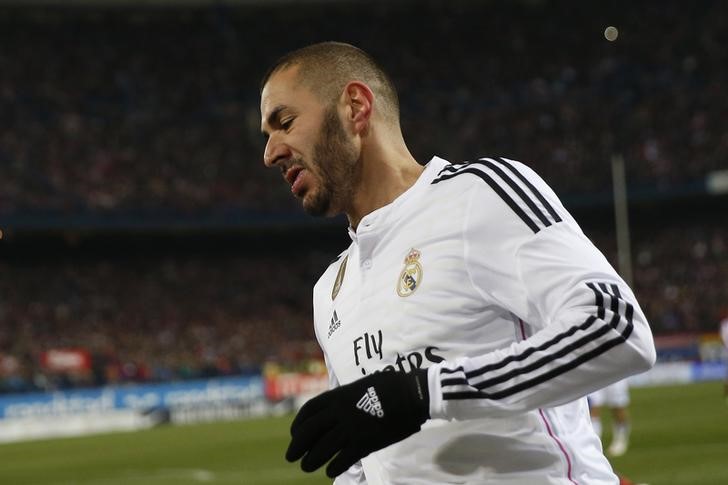 © Reuters. Atacante do Real Madrid Karim Benzema em foto de arquivo