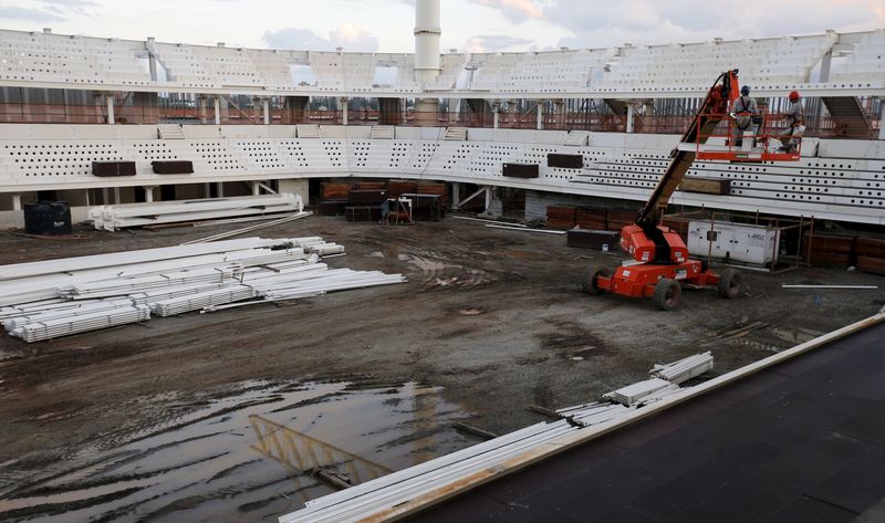 © Reuters. A menos de 500 días del inicio, Río 2016 se arriesga a una subida de costes por retrasos en obras