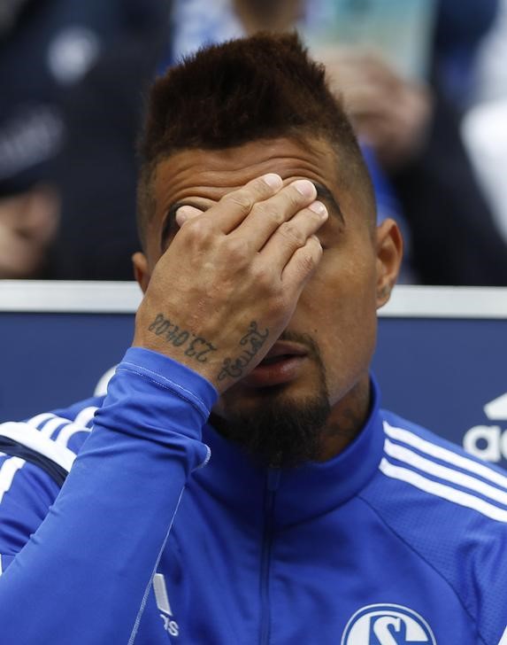 © Reuters. Kevin-Prince Boateng, do Schalke 04, em foto de arquivo