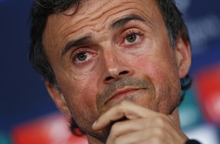 © Reuters. Técnico do Barcelona, Luis Enrique