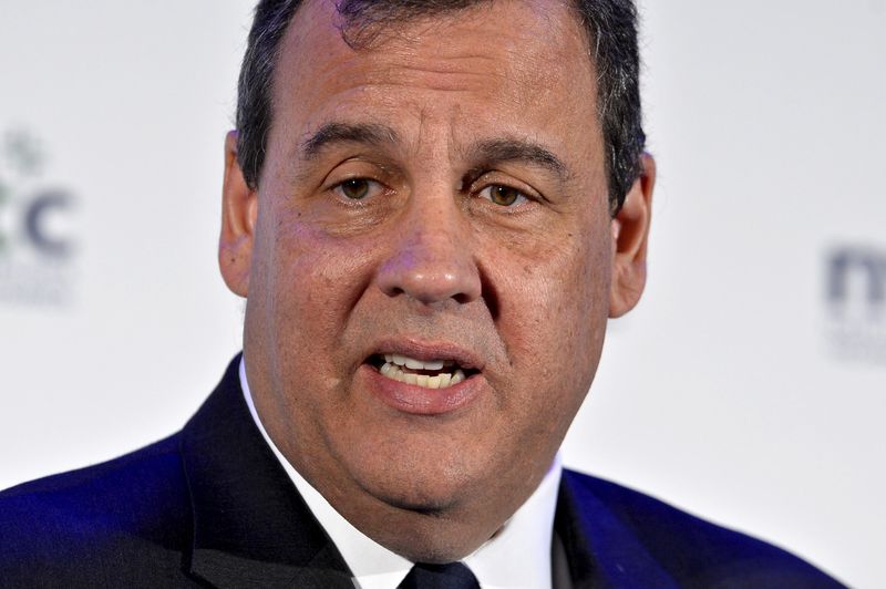 © Reuters. File photo of NJ Gov. Chris Christie addressing a Leadership Forum in McLean, Virginia