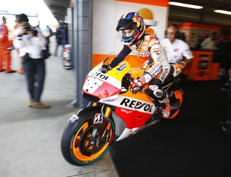 © Reuters. Dani Pedrosa vuelve al Gran Premio de Francia tras su operación