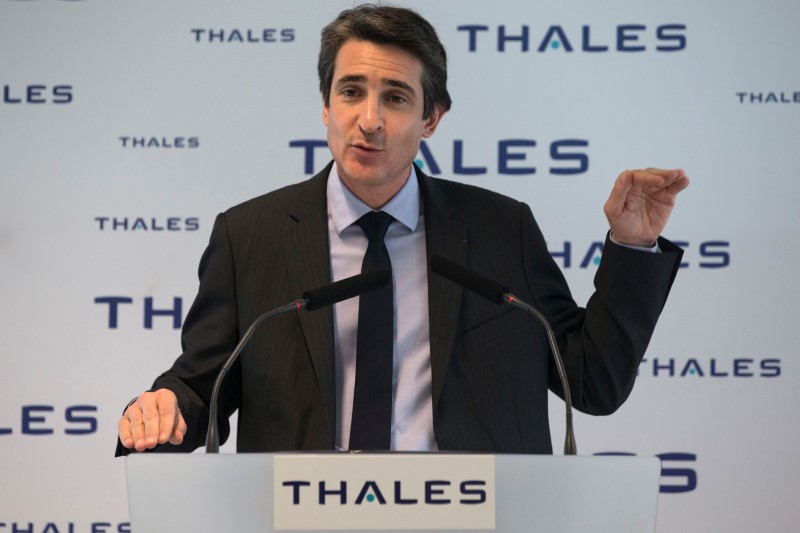 © Reuters. THALES ATTEND UNE HAUSSE DE COMMANDES DES PAYS ÉMERGENTS EN 2015