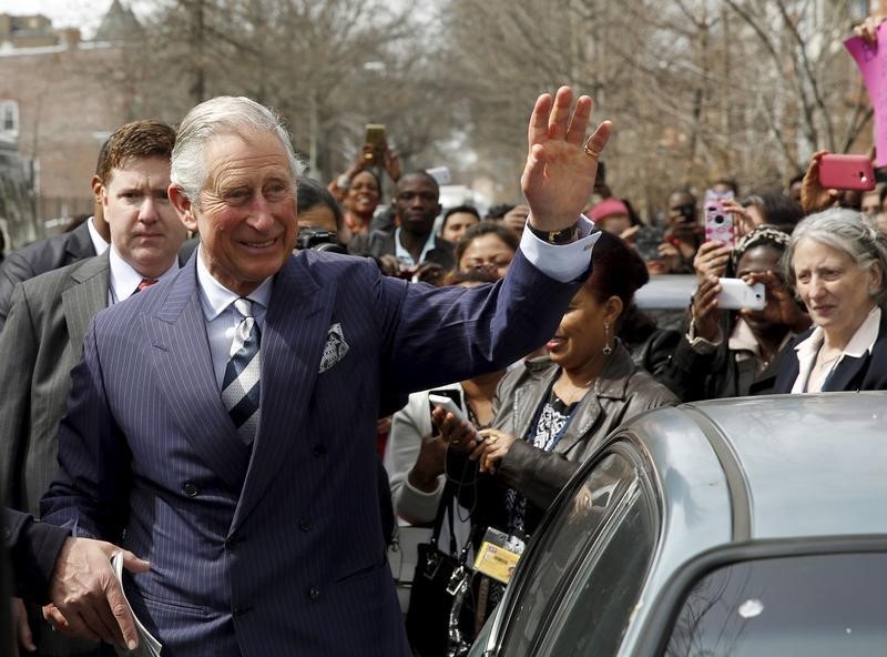 © Reuters. UNE TRENTAINE DE LETTRES DU PRINCE CHARLES PUBLIÉES