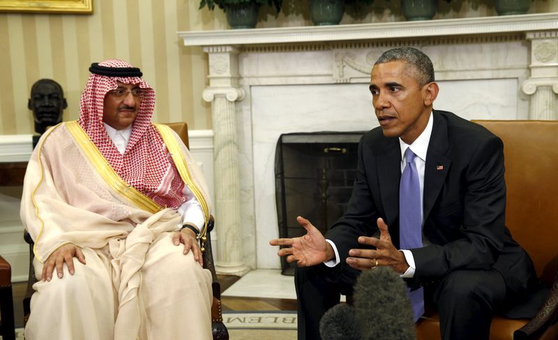 © Reuters. أوباما يشيد بالزعماء السعوديين بعد اعتذار الملك عن الحضور