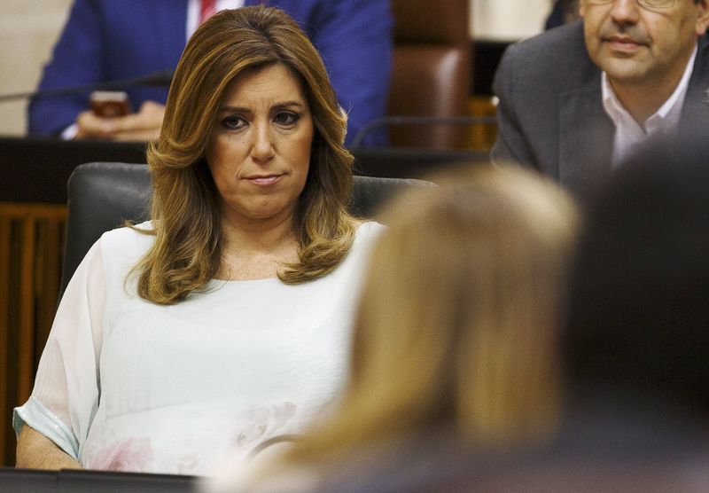 © Reuters. El Parlamento andaluz rechaza de nuevo la investidura de la socialista Susana Díaz