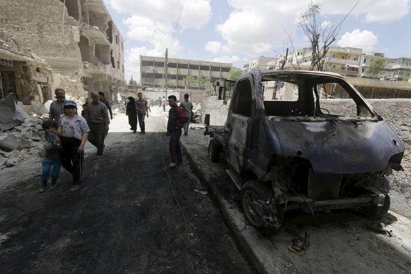 © Reuters. El Estado Islámico se acerca a la antigua ciudad siria de Tadmur