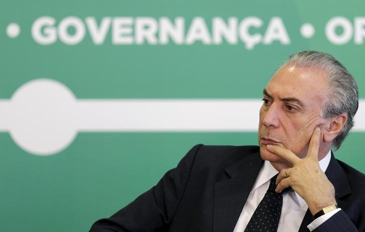 © Reuters. Vice-presidente Michel Temer em Brasília 