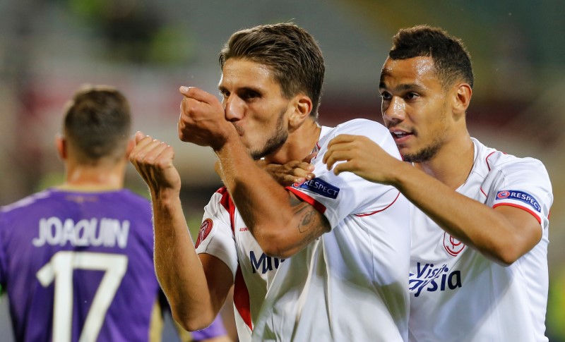 © Reuters. Fiorentina v Sevilla - UEFA Europa League Semi Final Second Leg