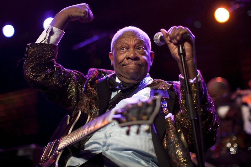 © Reuters. Muere a los 89 años la leyenda del blues B.B. King 