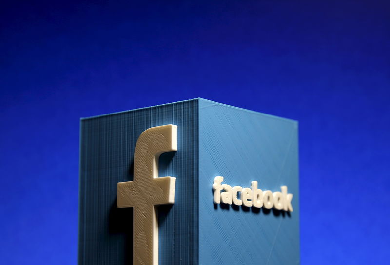 © Reuters. Logo do Facebook 