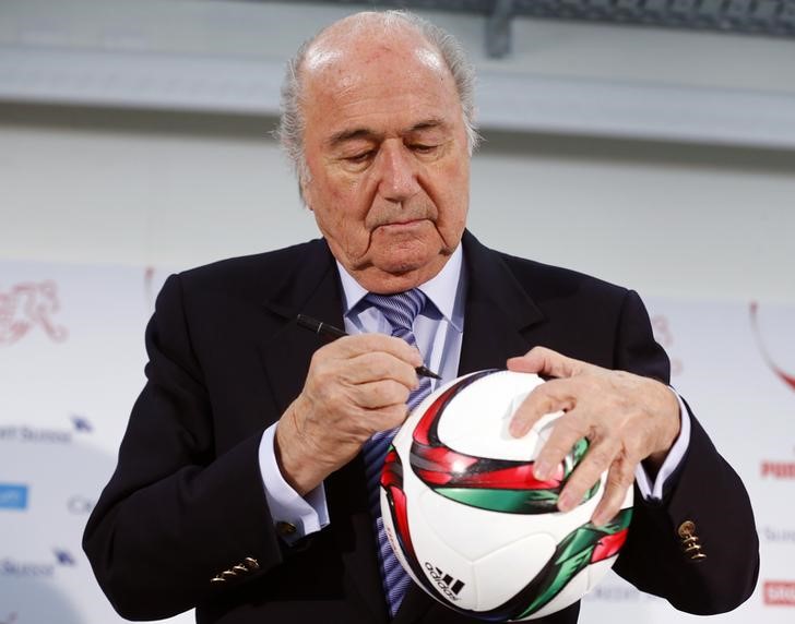 © Reuters. Presidente da Fifa, Joseph Blatter