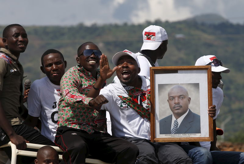 © Reuters. رئيس بوروندي يقول إن الهدوء يسود البلاد والحدود مفتوحة بالكامل بعد فشل انقلاب