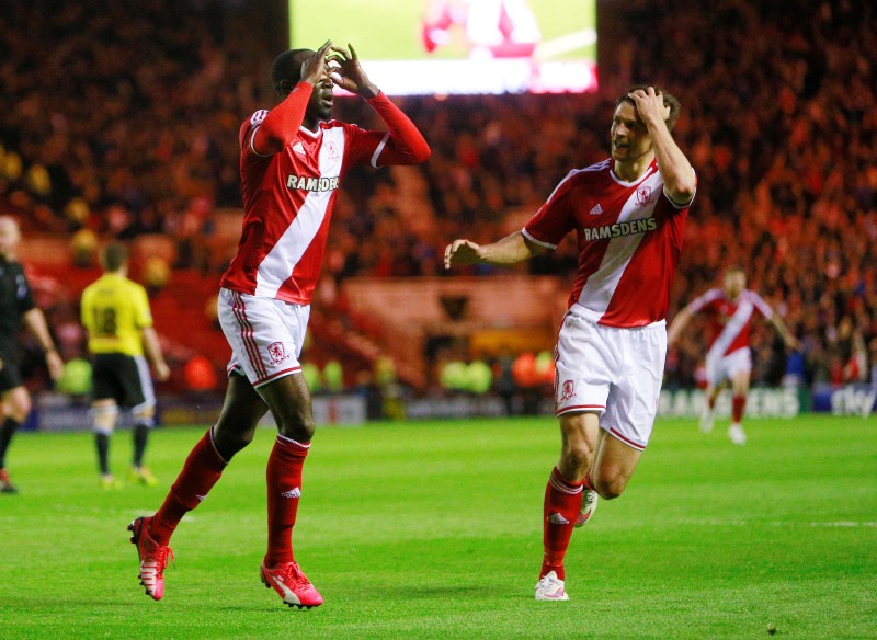 © Reuters. Middlesbrough v Brentford - Sky Bet Football League Championship Play-Off Semi Final Second Leg