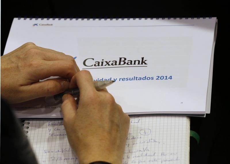 © Reuters. Caixabank negocia un nuevo ERE para reducir plantilla en hasta un 2%