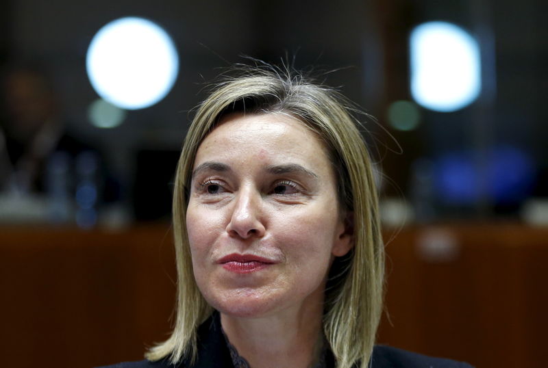 © Reuters. Chefe de Política Externa da União Europeia, Federica Mogherini, em Bruxelas