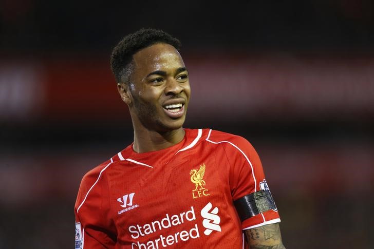 © Reuters. Raheem Sterling em partida do Liverpool contra o Newcastle United