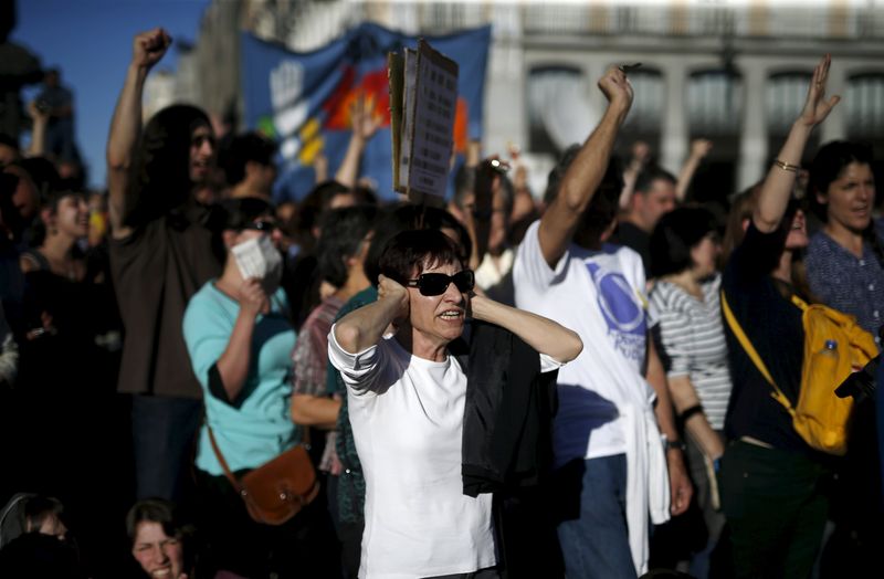 © Reuters. La Junta Electoral suspende la concentración del 15-M en jornada de reflexión