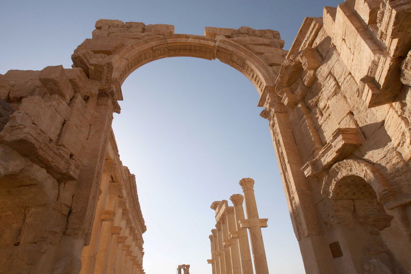 © Reuters. Ruins are pictured in the historical city of Palmyra