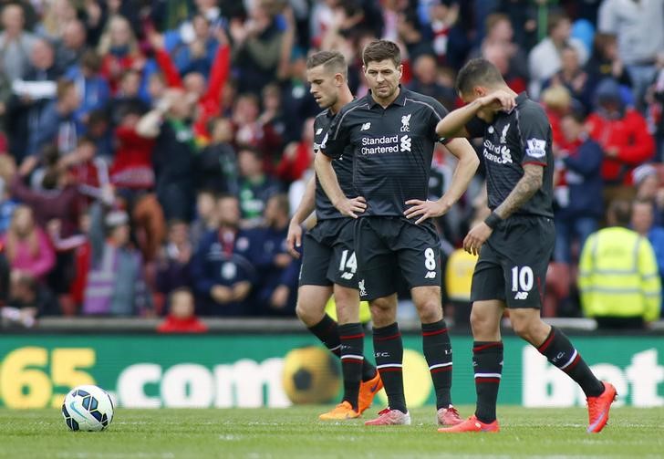 © Reuters. Stoke City v Liverpool - Barclays Premier League