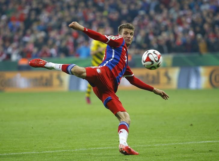 © Reuters. Thomas Mueller, do Bayern de Munique