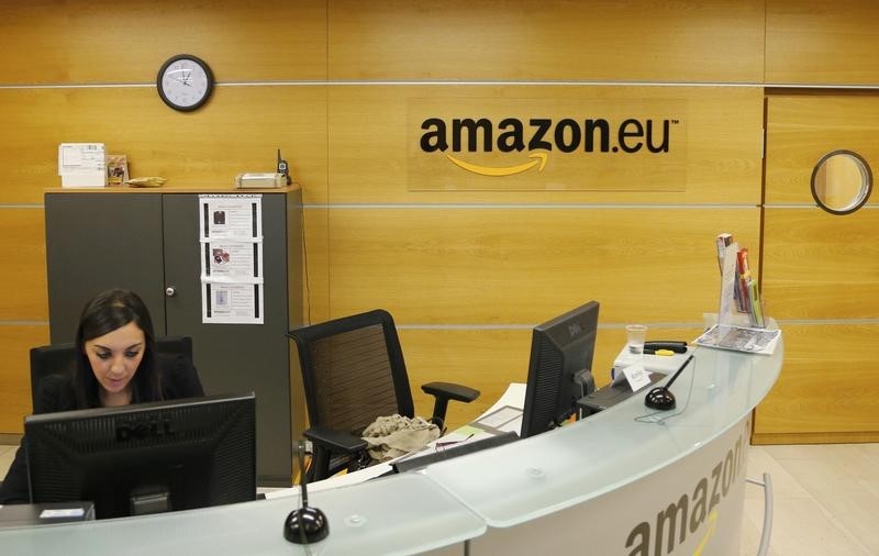 © Reuters. View of the reception of Amazon Europe Holding Technologies in Luxembourg