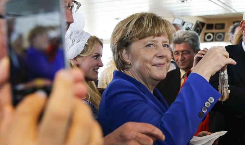 © Reuters. Angela Merkel vuelve a encabezar la lista Forbes de mujeres más poderosas