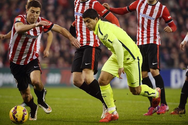 © Reuters. El Athletic de Bilbao, dispuesto a dar la sorpresa en la Copa del Rey