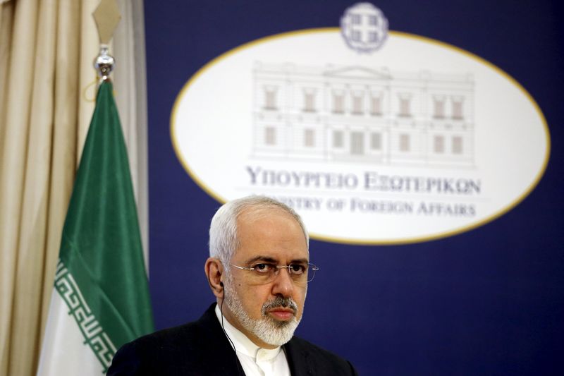 © Reuters. Chanceler iraniano Mohammad Javad Zarif em entrevista coletiva em Atenas 