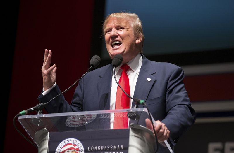 © Reuters. Donald Trump faz discurso em Greenville, Carolina do Sul