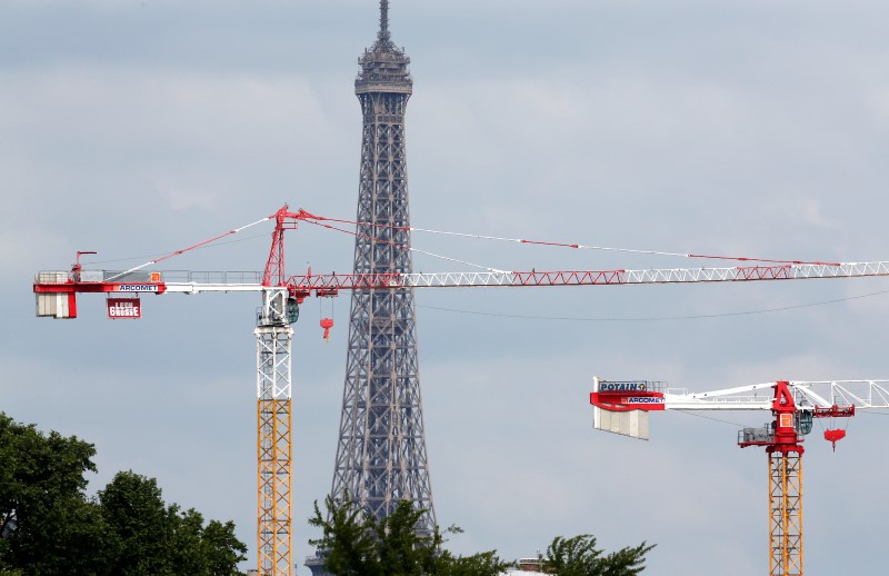 © Reuters. NOUVEAU REPLI DES MISES EN CHANTIER DE LOGEMENTS